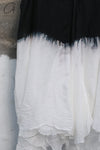 Marc Le Bihan 2502 colorblock skirt France Handmade MLB-2502-HEIBAI Black and white
